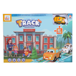 School Theme Assembly Track Car